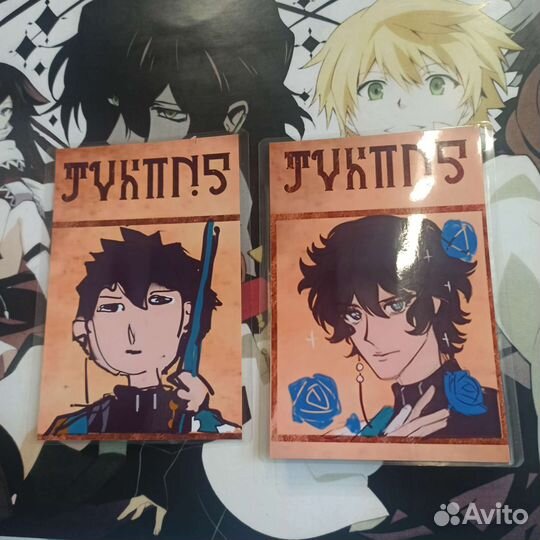 Плакаты-карточки honkai: star rail