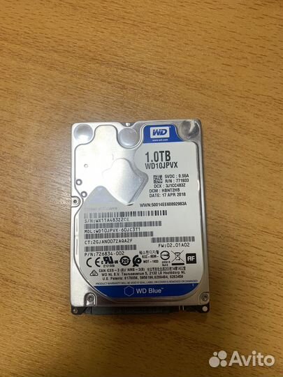 Жесткий диск для ноутбука 1TB