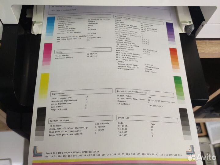 Принтер HP laserjet CP-1025