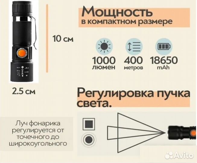 Фонарь ручной