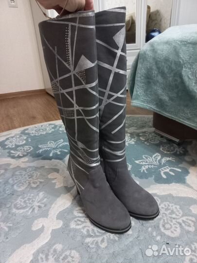 Зимние сапоги натуральные