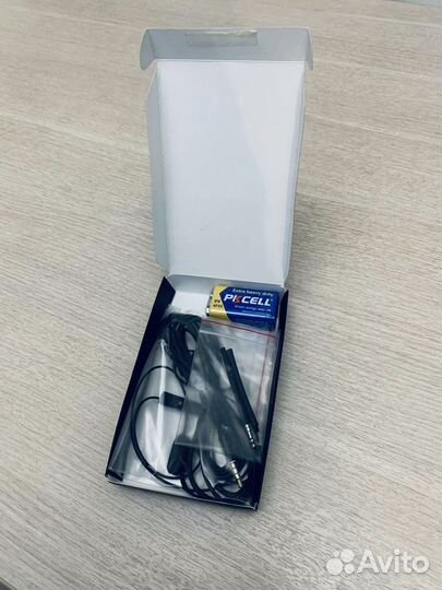 Микронаушник магнитный с кнопкой-пищалкой