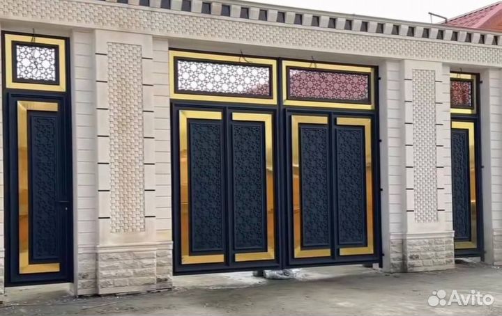 Кованые ворота под ключ с установкой e-2681