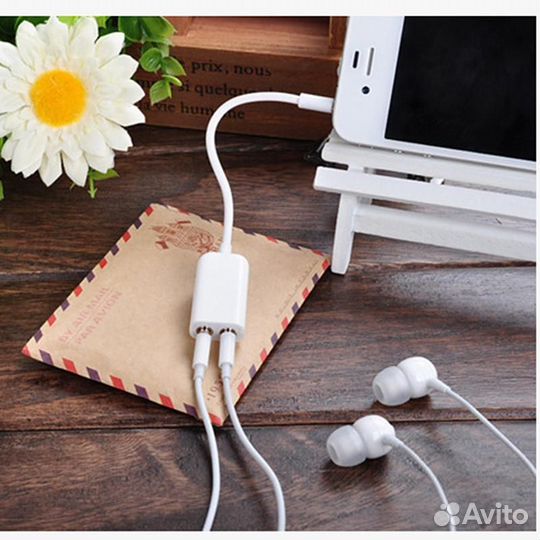Наушники гарнитура наушники сплиттер кабель