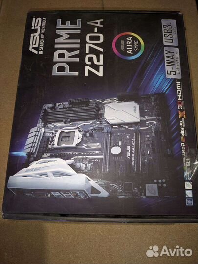 Asus prime z270-a + G9300 + 8Gb +SSD