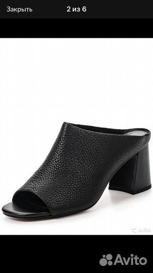 Сабо женские натуральная кожа 38