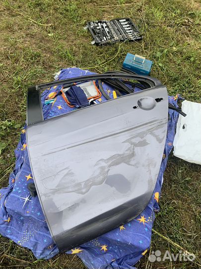 Mitsubishi lancer 10 задняя левая дверь