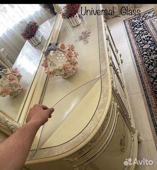 Гибкое мягкое стекло скатерть клеёнка
