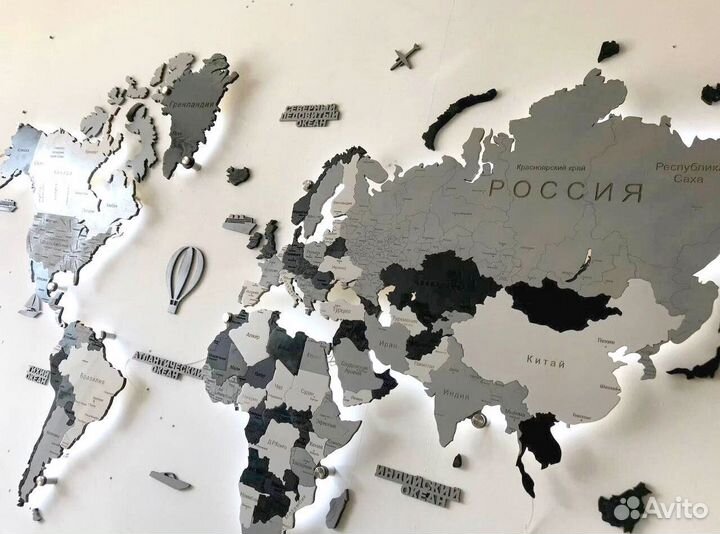 Декоративная карта России