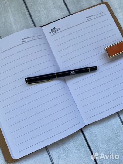Ежедневник блокнот coach hermes tiffany с ручкой