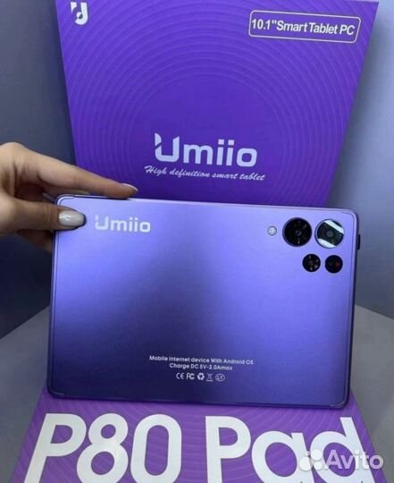 Мощный Планшет umiio p80 pro Amoled новый