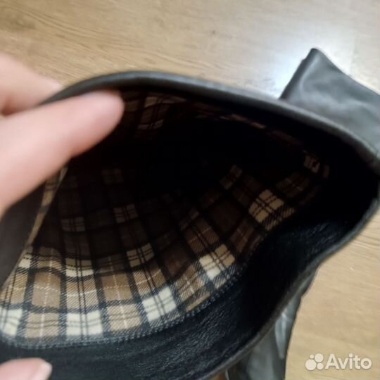 Сапоги женские натуральная кожа демисезонные 39