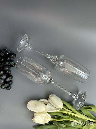 Бокалы для шампанского,вина новое