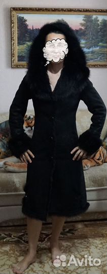 Дубленка с лазерным напылением, Турция