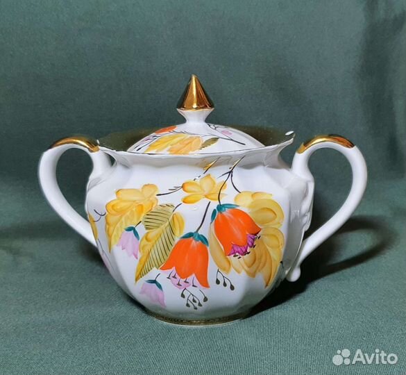 Сервиз чайный. Вербилки. Костяной фарфор