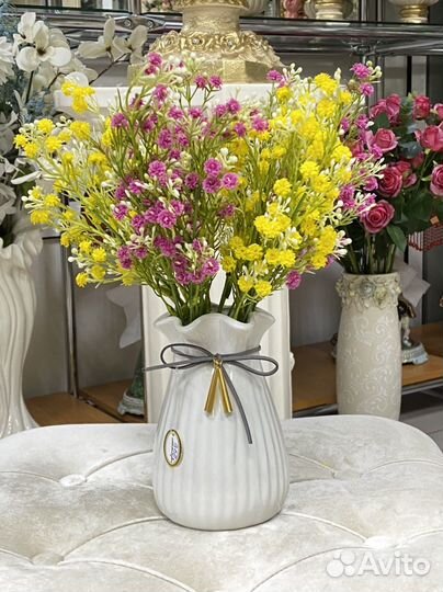 Пионы и гипсофилы