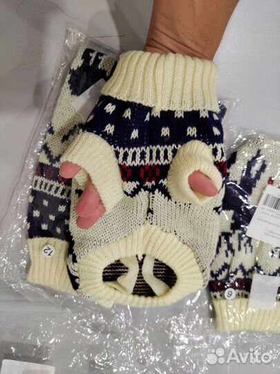 Свитер новогодний Новый для животных Куртка