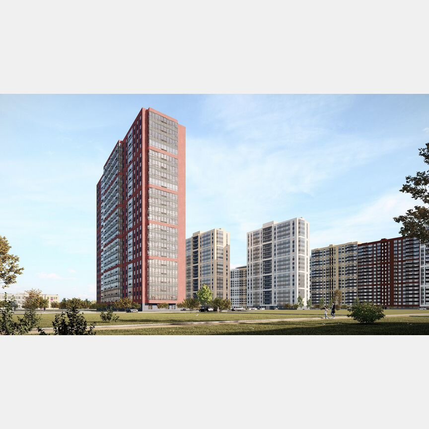 1-к. квартира, 30,3 м², 17/22 эт.