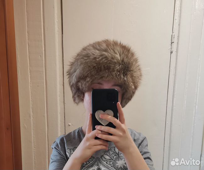 Шапка женская натуральный мех