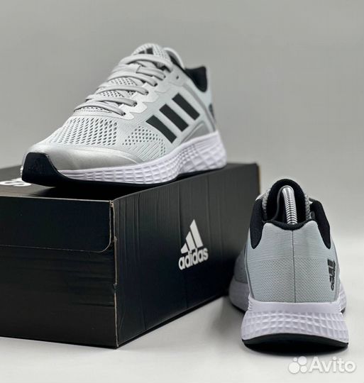 Кроссовки мужские серые Adidas новые 41-45р