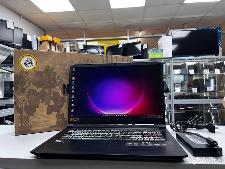 Ноутбук Acer Nitro AMD Ryzen 7 8 ядер/RTX 3070 8Gb