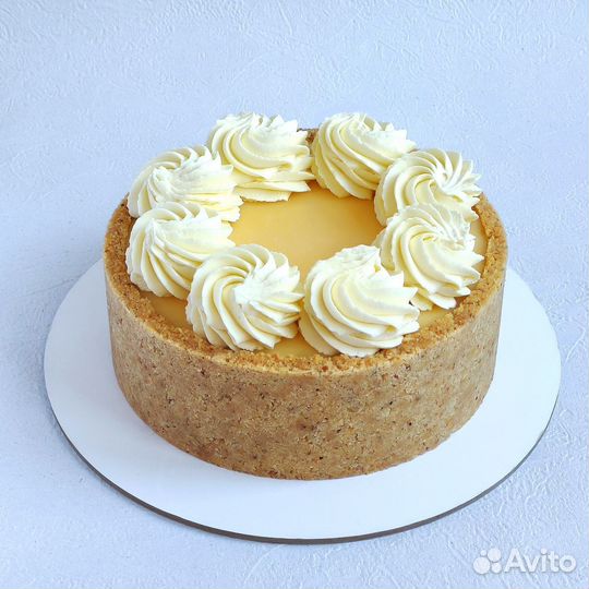 Торт Чизкейк Голубика-лимон в подарок на заказ