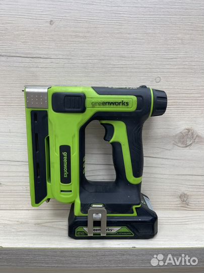 Акк степлер Greenworks G24CS10