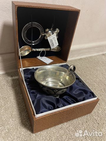 Серебряный набор на рождение ребенка