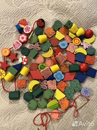 Кубики деревянные