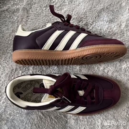 Adidas samba OG maroon оригинал