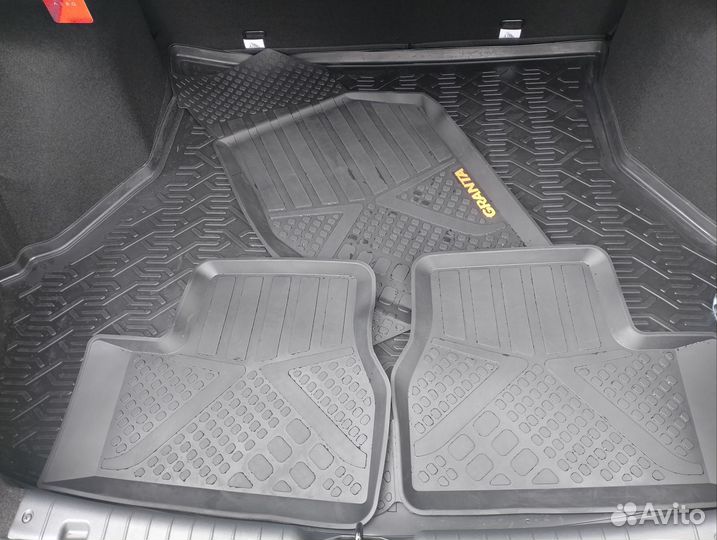 Лада гранта коврики 4 штуки