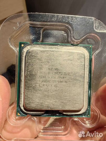 Процессор Intel core 2 duo Е4300 1,8 GHz, s775