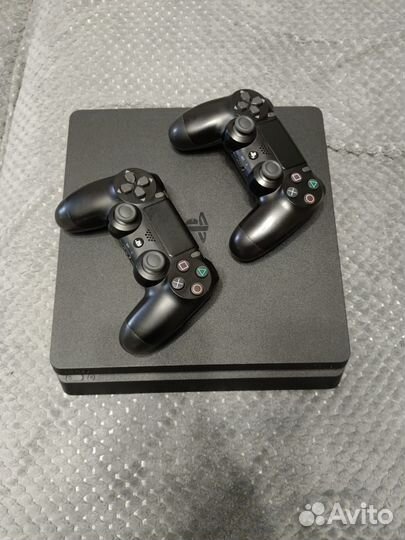 Игровая приставка ps4 slim 1tb с дисками