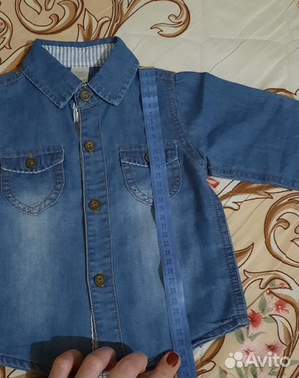 Джинсовая рубашка для мальчика