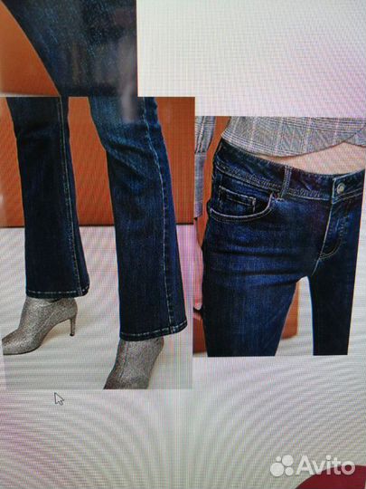 Джинсы клеш