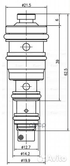 Lccv 0501 клапан регулирующий компрессора Chev