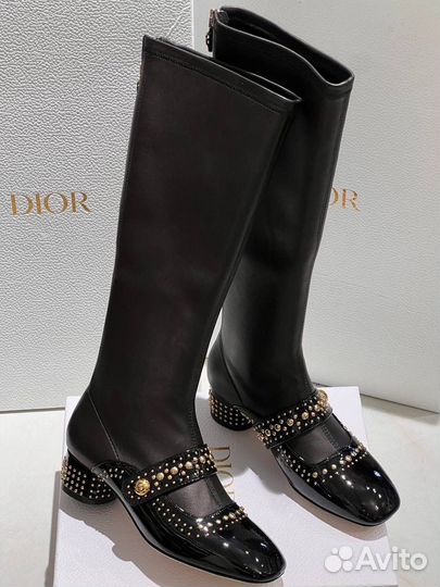 Сапоги Dior черные