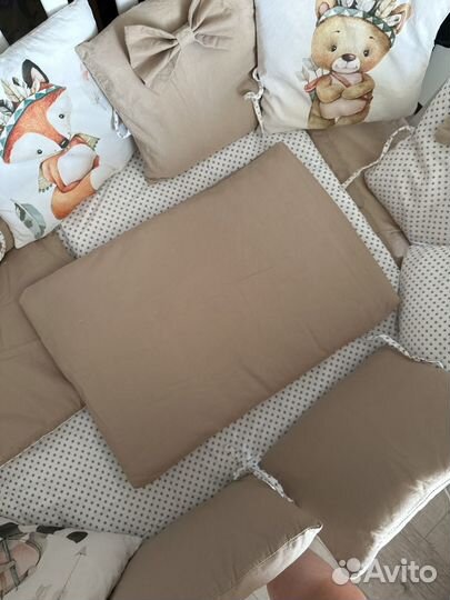 Набор в детскую кроватку бортики, одеяло