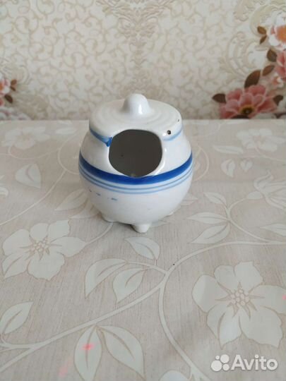 Солонка горчичница старинная Дулево