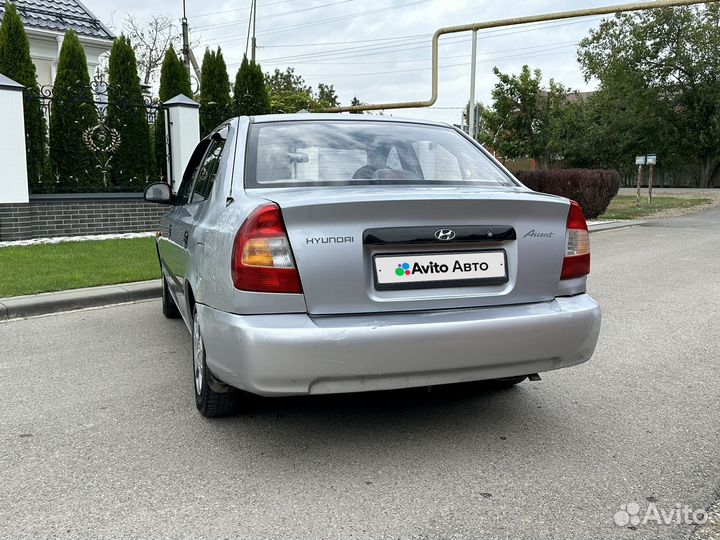 Hyundai Accent 1.5 МТ, 2008, 249 000 км