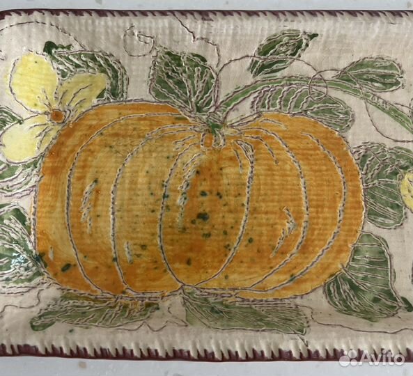 Блюдо керамика, Франция, авторская ручная работа