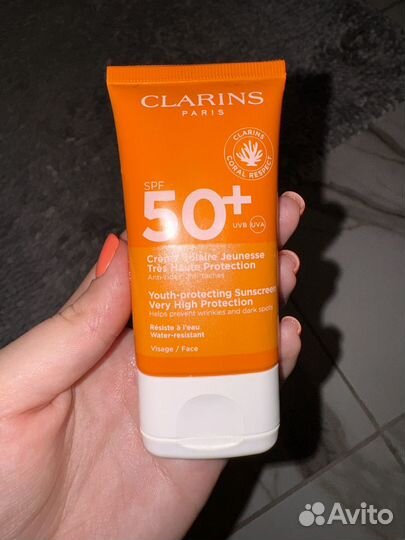 Солнцезащитный крем spf 50 Clarins