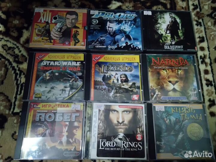 Игры для пк и фильмы на дисках