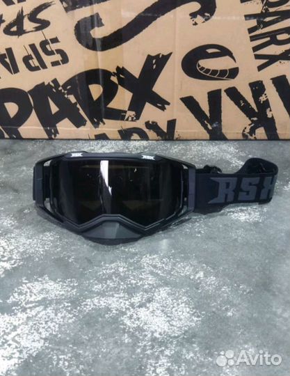 Мотоочки для мотокросса и эндуро черные RSX Blast