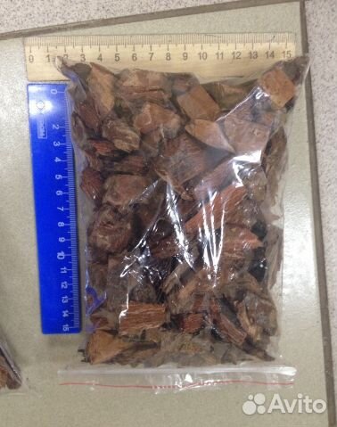 Кора сосны мульча и грунт для Орхидей