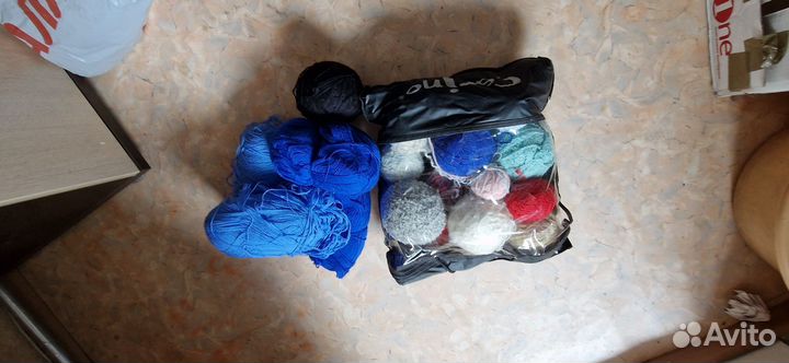 Пряжа для вязания пакетом