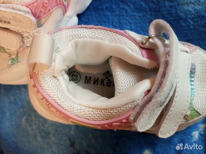 Кроссовки детские для девочек 24 размер
