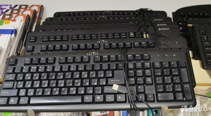 Клавиатура USB проводная Разные бу