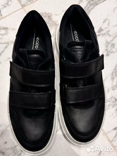 Туфли кожаные ecco унисекс 39/ 40 В школу