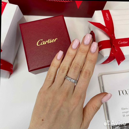 Кольцо Cartier Love Pave 0,45ct